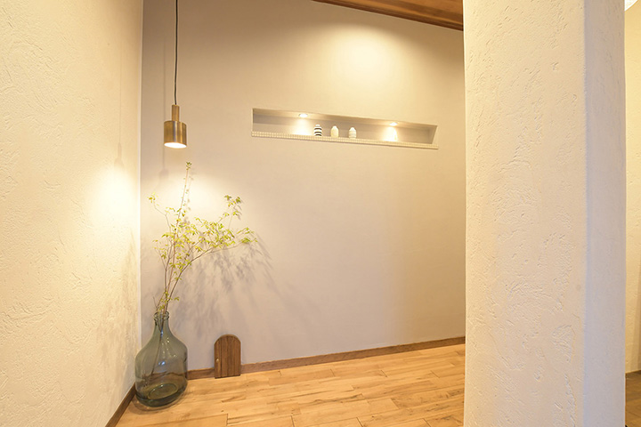 姫路市の自然素材を使った注文住宅のインテリア