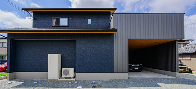 デザイン性のある家