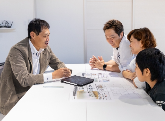 ヒアリング中の風景