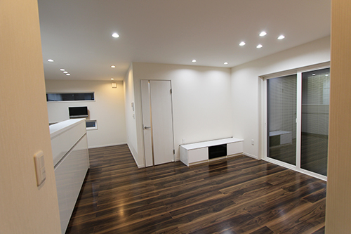 姫路市の注文住宅　リビング②