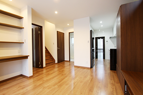 姫路市の注文住宅　リビング②