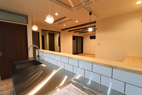 姫路市の注文住宅 　リビングダイニング