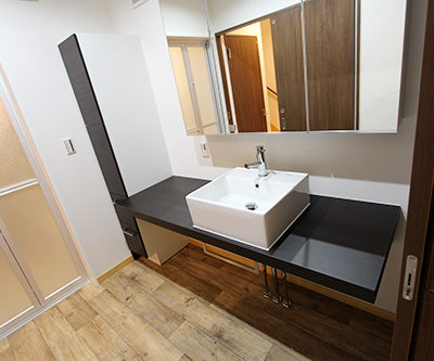 姫路市の注文住宅 　素敵な洗面