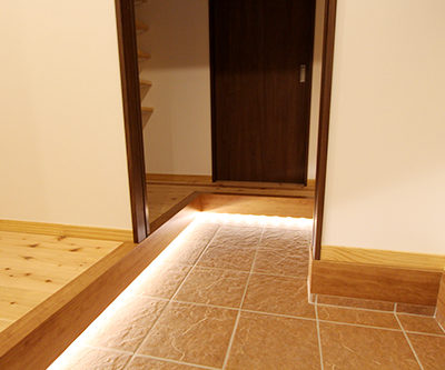 姫路市の注文住宅 　玄関照明