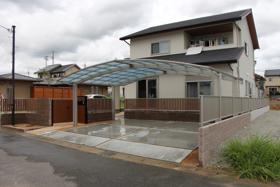姫路注文住宅　外構