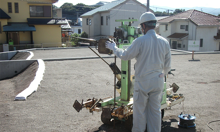 姫路市の工務店が調査する地盤