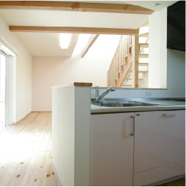 姫路市の無垢の家づくりのKitchen