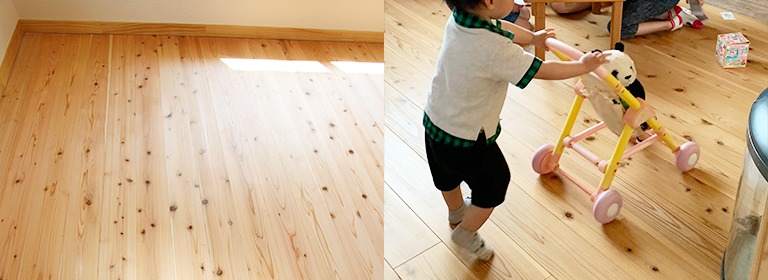 姫路市でZEHの自然素材 床材