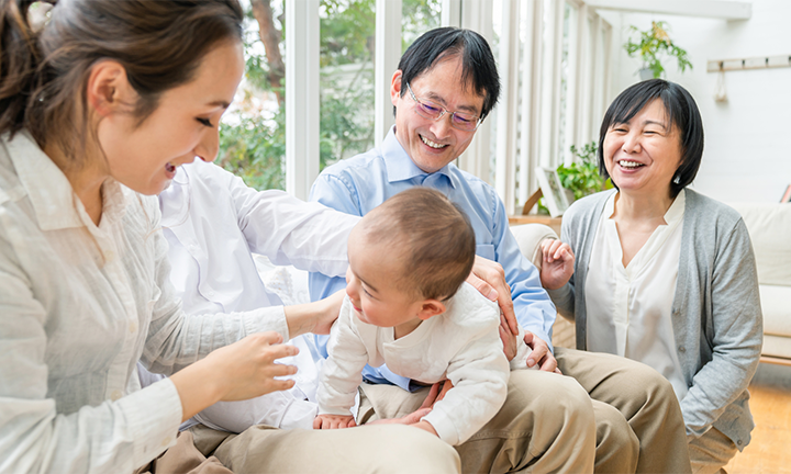 姫路市で二世帯住宅で三世代同居生活