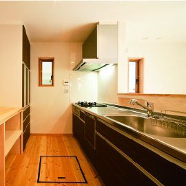 姫路市の無垢の家づくり・Kitchen