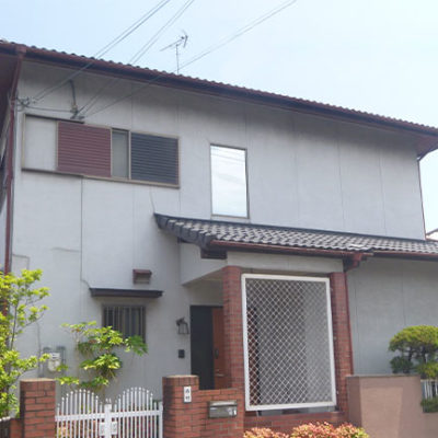 姫路市の注文住宅　外壁のメンテナンス前