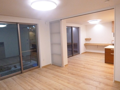 姫路市の注文住宅　リビング①