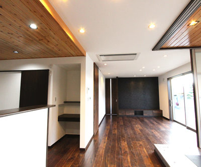 姫路市の注文住宅　リビング①