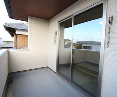 姫路市の注文住宅　バルコニー②