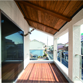 姫路市の無垢の家づくりのBalcony
