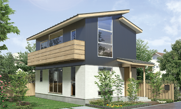 姫路市の無垢の家づくりのTERRE-Style外観