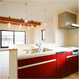 姫路市の無垢の家づくり、Kitchen