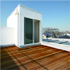 姫路市の無垢の家づくり、Roof Terrace