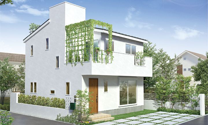 姫路市の無垢の家づくり、VERDE-Style外観