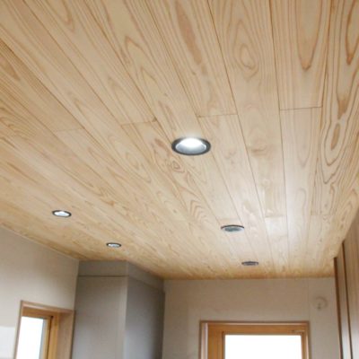 無垢板天井