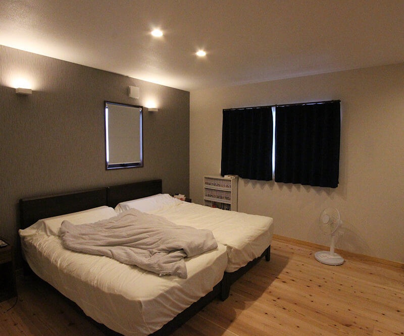 姫路市の注文住宅　寝室