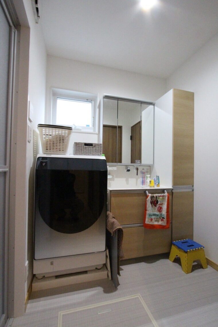 姫路市の注文住宅　洗面脱衣所