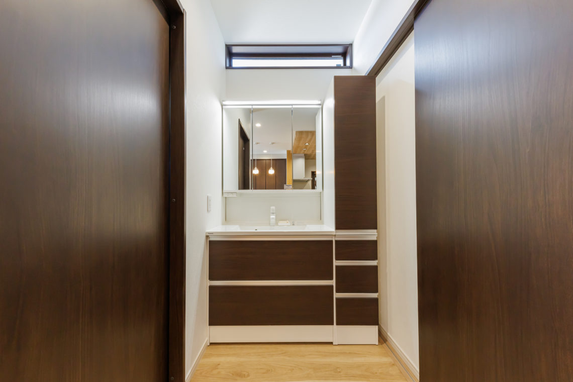 姫路注文住宅　洗面台